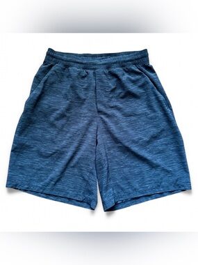 Lululemon Mens Pace Breaker Linerless Shorts 9" Blue Size M Athletic Stretchy